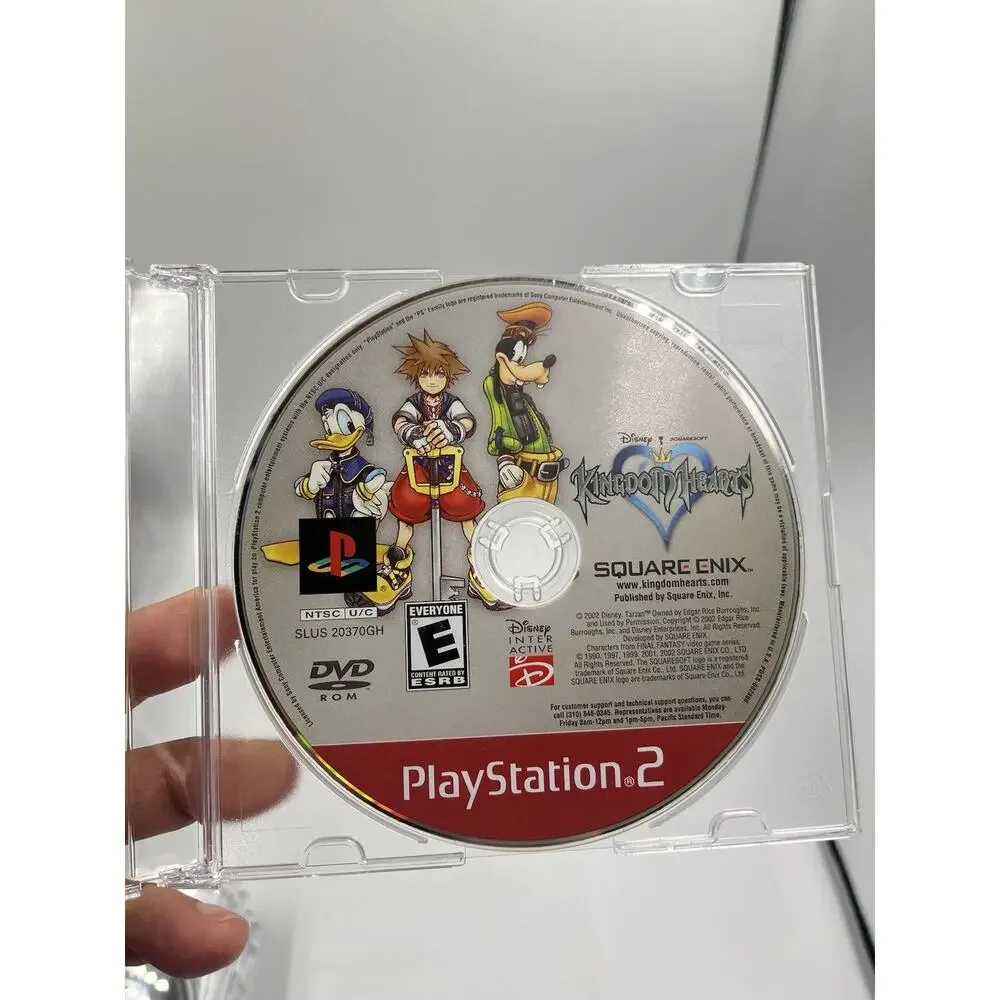 Kingdom of Hearts (Sony PlayStation 2, 2005) Disc Only